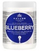KALLOS Blueberry, Rewitalizująca maska do włosów suchych i zniszczonych 1000ml
