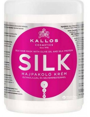 Regenerująca maska do włosów z jedwabiem Silk 1000ml – Kallos