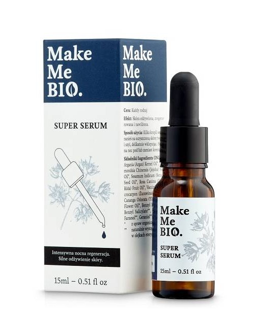 Intensywne super serum do twarzy na noc – Make Me Bio