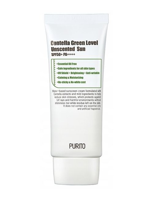 Krem do twarzy Centella Green Level Unscented Sun - PURITO