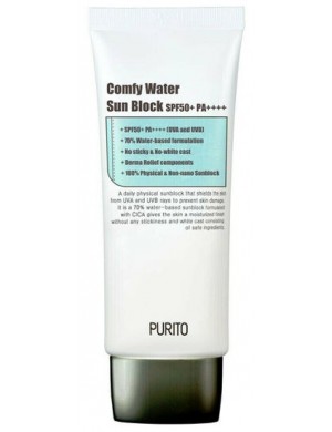 Przeciwsłoneczny krem Comfy Water Sun Block SPF50+ - PURITO