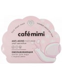 Odmładzająca maska w płachcie z śluzem ślimaka – Cafe Mimi