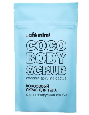 Kokosowy scrub do ciała Spirulina i Kaktus – Cafe Mimi