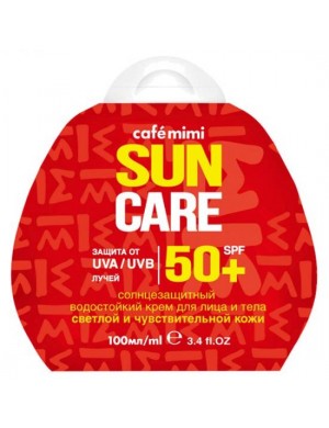Przeciwsłoneczny krem do twarzy i ciała SPF50+ – Cafe Mimi