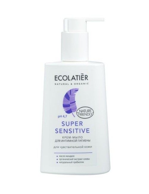 Krem – mydło do higieny intymnej Super Sensitive pH 4.7 – ECOLATIER