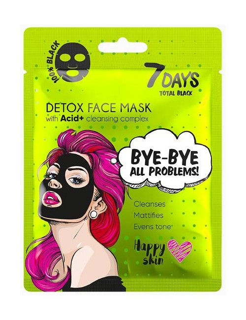 Oczyszczająca maska w płacie Bye Bye All Problems – Vilenta 7 Days