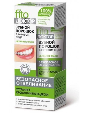 Wybielający proszek do zębów Rośliny Lecznicze – Fitokosmetik