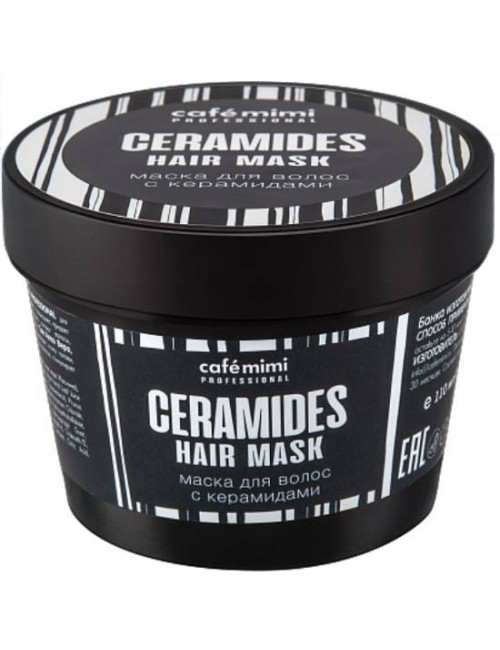Maska do włosów osłabionych z ceramidami – Cafe Mimi Professional