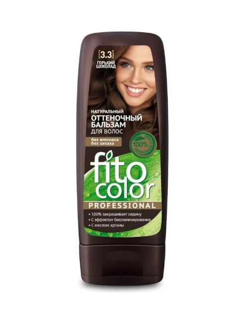 Naturalny balsam koloryzujący do włosów 3.3 Gorzka Czekolada – FitoColor