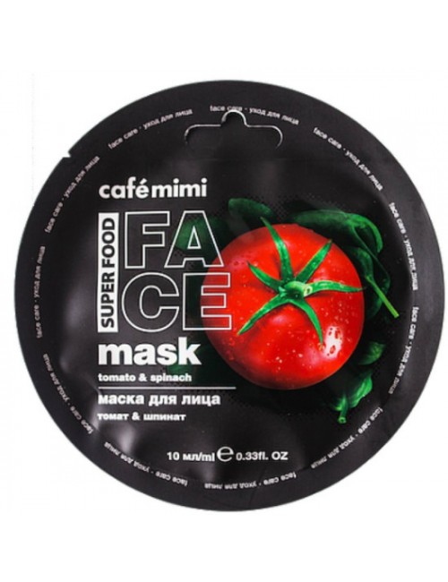 Maska do twarzy Pomidor I Szpinak – Cafe Mimi Superfood
