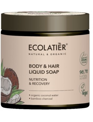 Regenerujące mydło kokosowe do włosów I ciała – Ecolatier