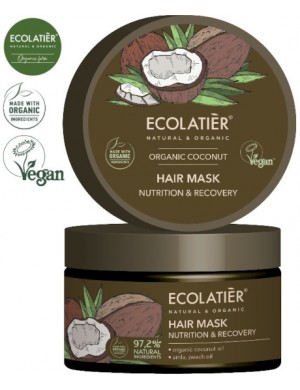 Odnawiająca maska kokosowa do włosów – Ecolatier