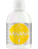 KALLOS Bananowy szampon wzmacniający do włosów BANANA 1000 ml