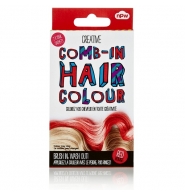Comb In Hair Colour - Farba do włosów - kolorowe pasemka (czerwona)