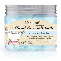 Nacomi Sól do kąpieli z Morza Martwego z olejkiem arganowym - Zielona Herbata 