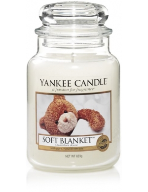YANKEE CANDLE Duża świeca Soft Blanket (duży słój)