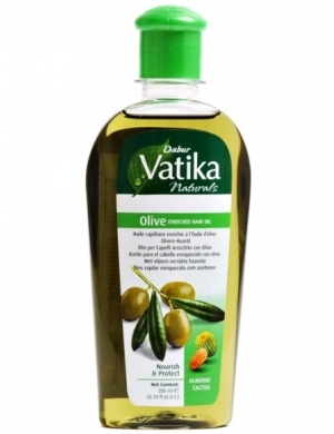 Dabur Vatika Olive Enriched Hair Oil - Oliwkowy olej do włosów 200ml