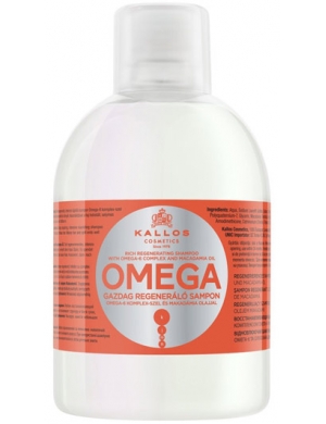 KALLOS KJMN Regenerujący szampon do włosów Omega Repair 1000ml