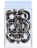 Invisibobble Nano, Gumki do upinania i stylizacji włosów - True Black